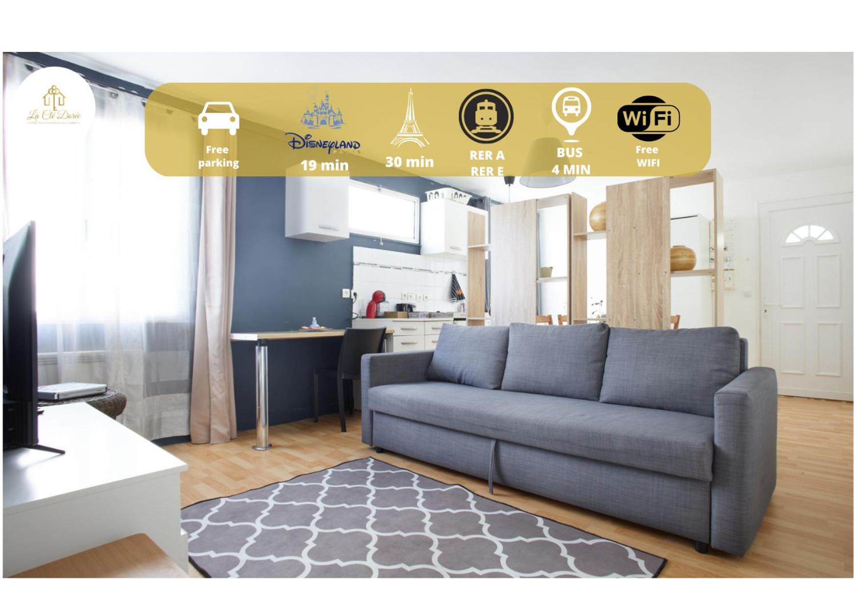 Appartement Sympa Entre Paris Et Disneyland Noisy-le-Grand Zewnętrze zdjęcie
